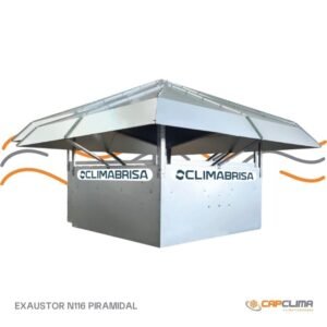 Exaustor Industrial N138 Piramidal Climabrisa